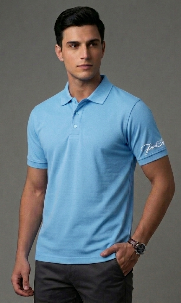 The Luxury and Sophisticated: "PicAclo" Signature Sleeve Script Classic Turquoise Color