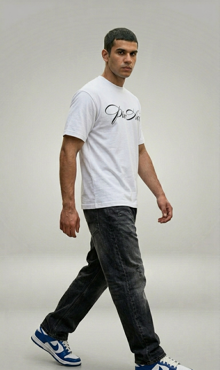 White Subtle Tee