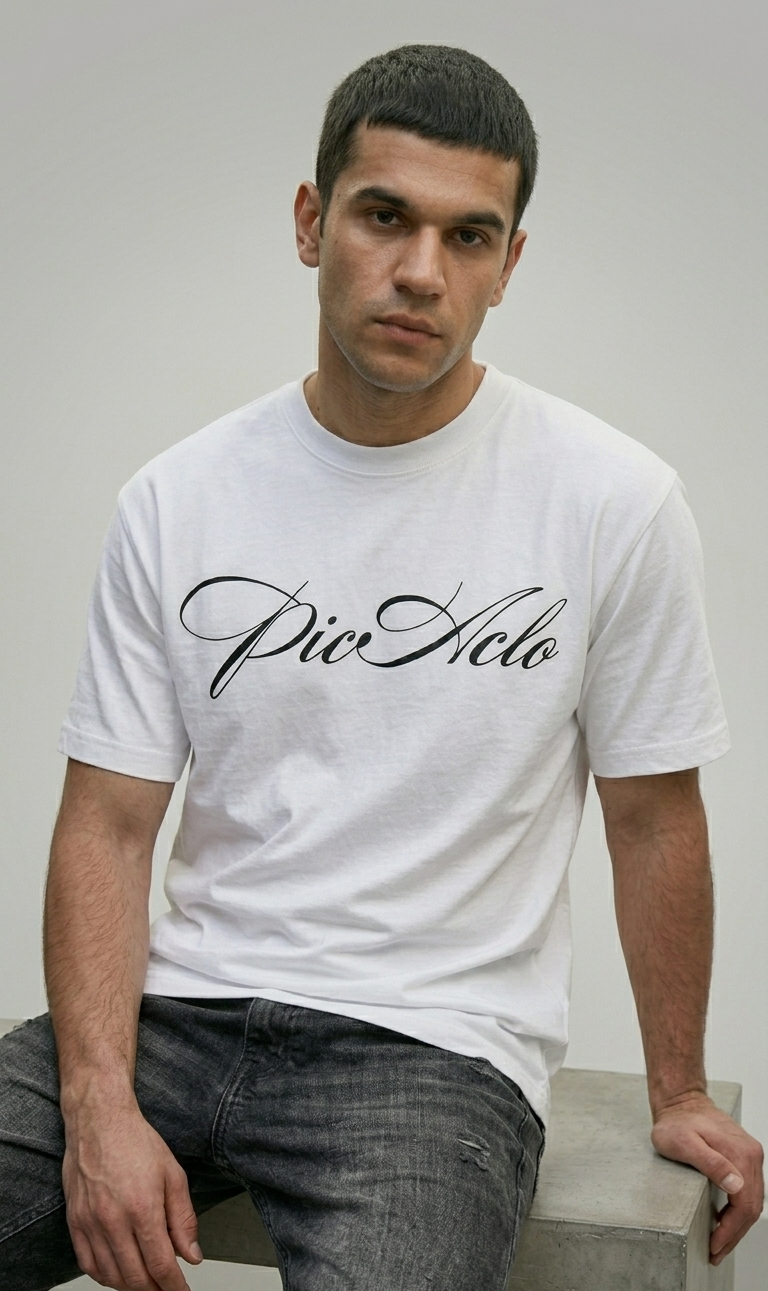 White Subtle Tee
