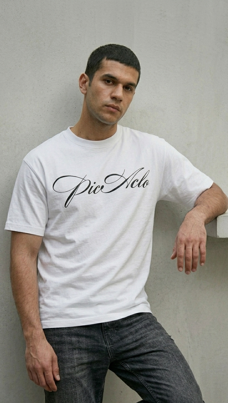 White Subtle Tee