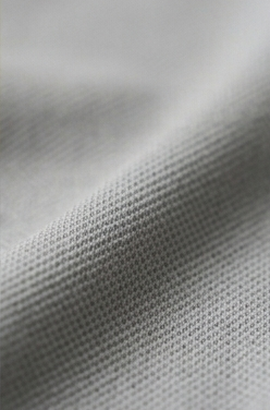 The Luxury and Sophisticated: "PicAclo" Signature Sleeve Script Classic Light Grey Polo