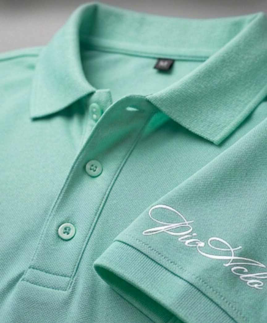 The Luxury and Sophisticated: "PicAclo" Signature Sleeve Script Classic Sea Green