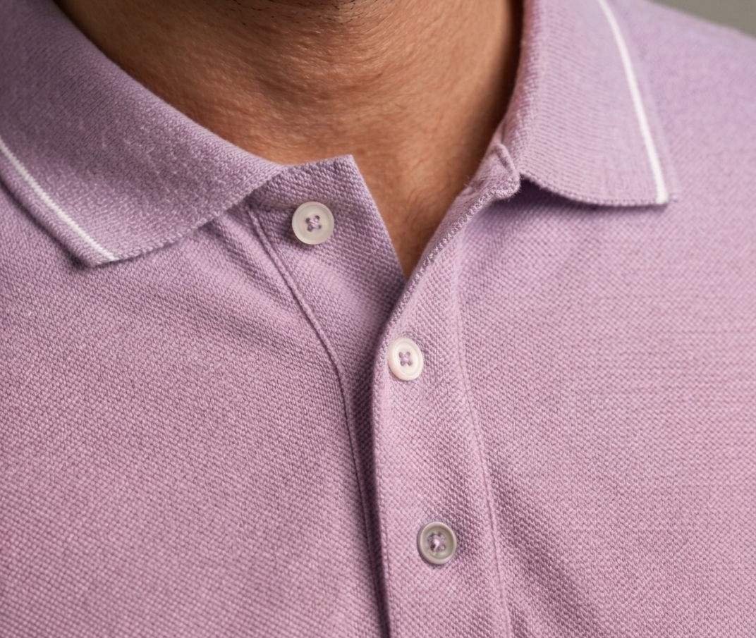 The Premium Pick: "PicAclo" Elite Heritage 240 GSM Cotton Polo – Lavender