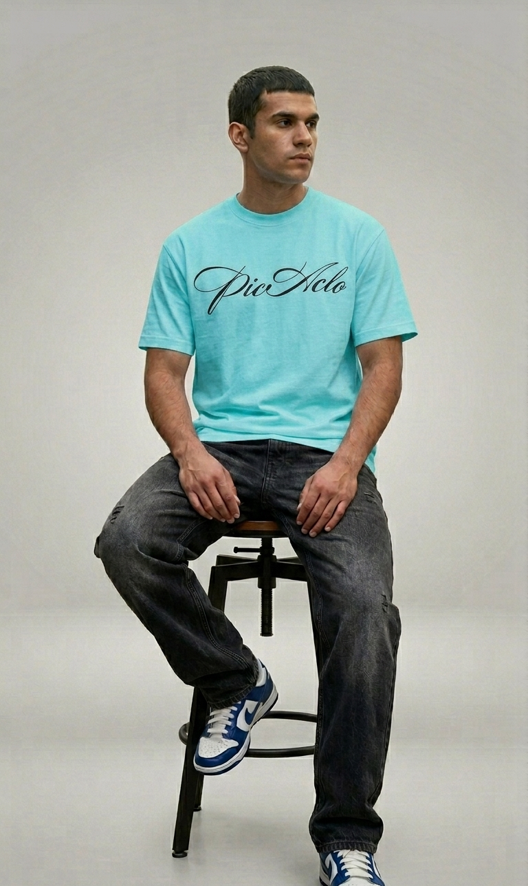 Sky Blue Subtle Tee