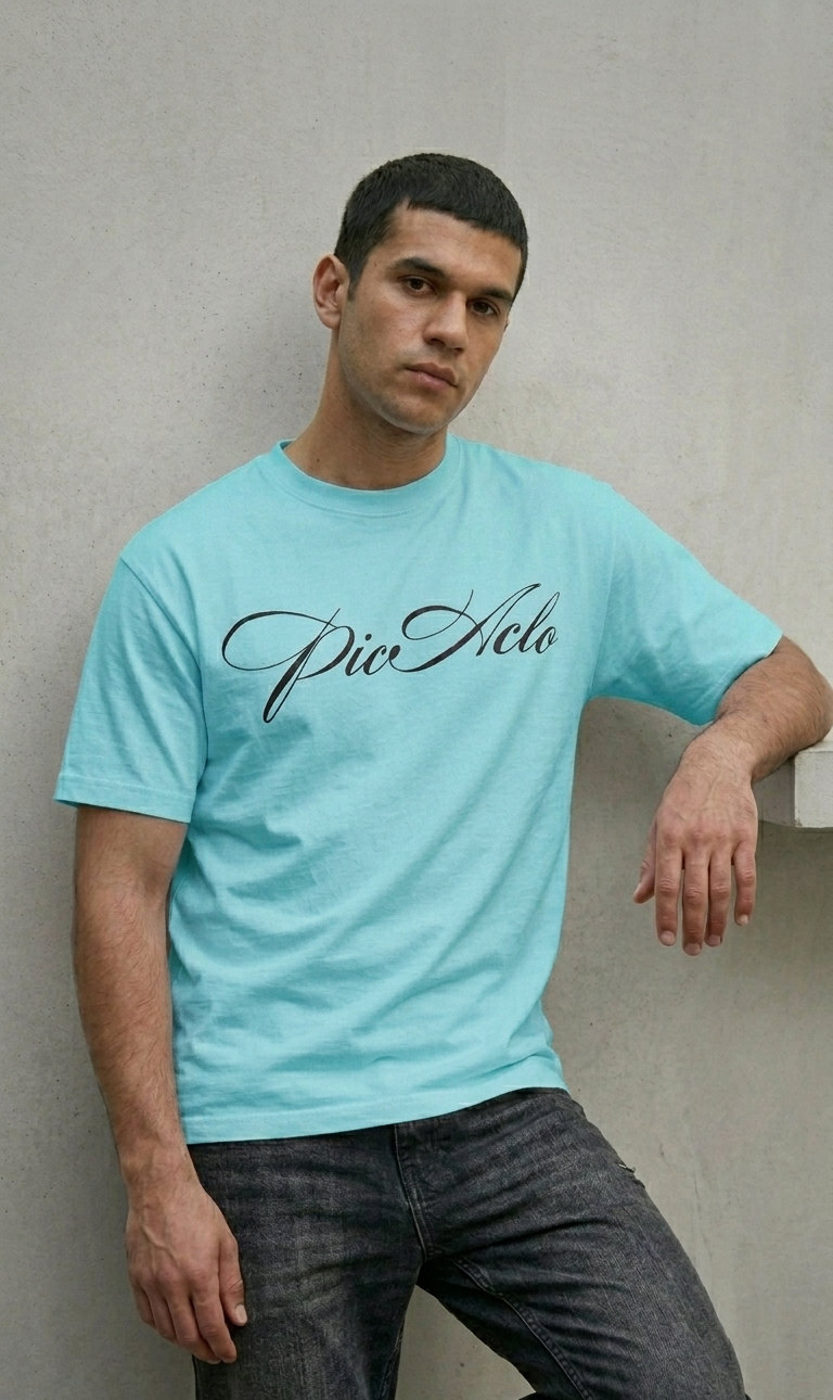 Sky Blue Subtle Tee