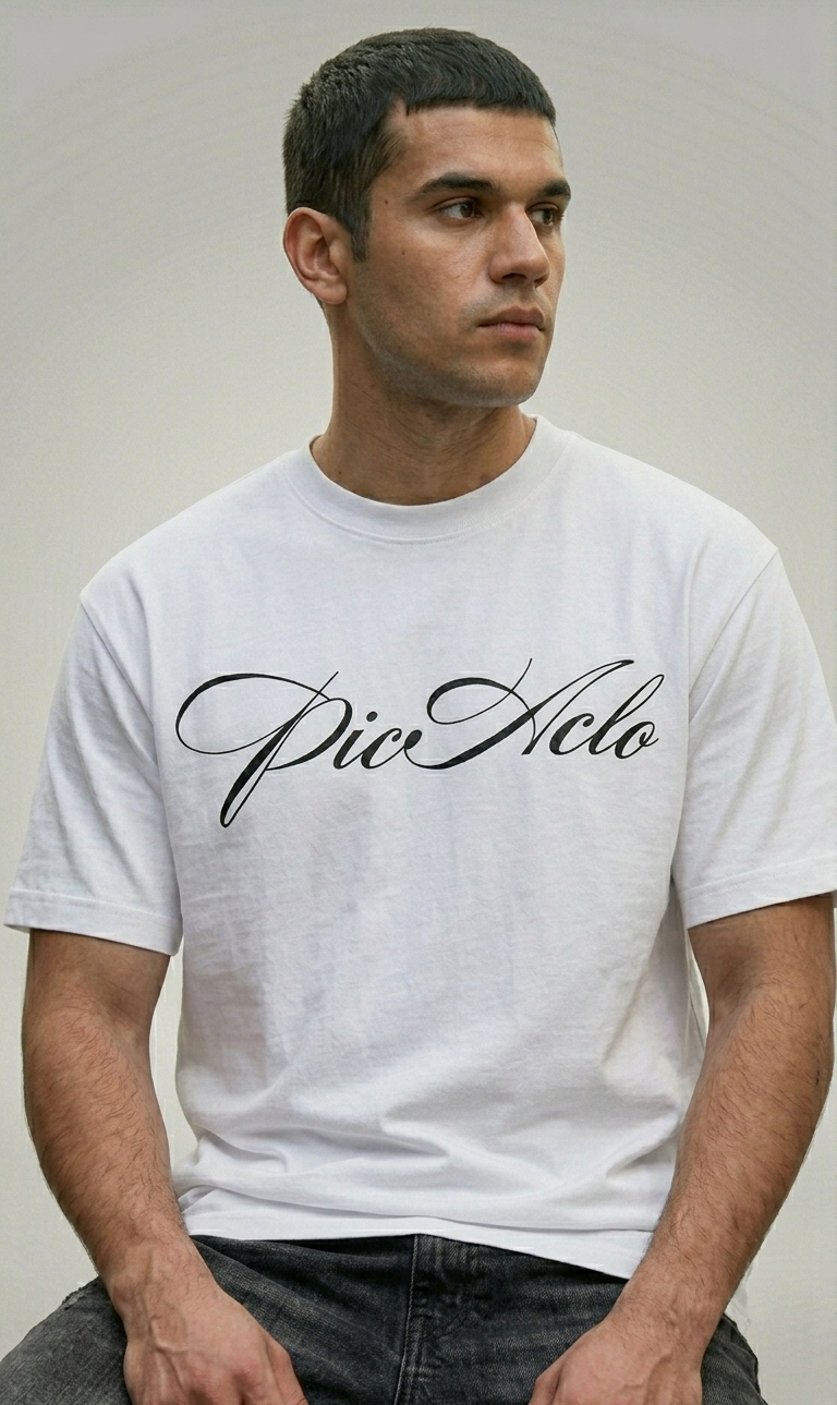 White Subtle Tee