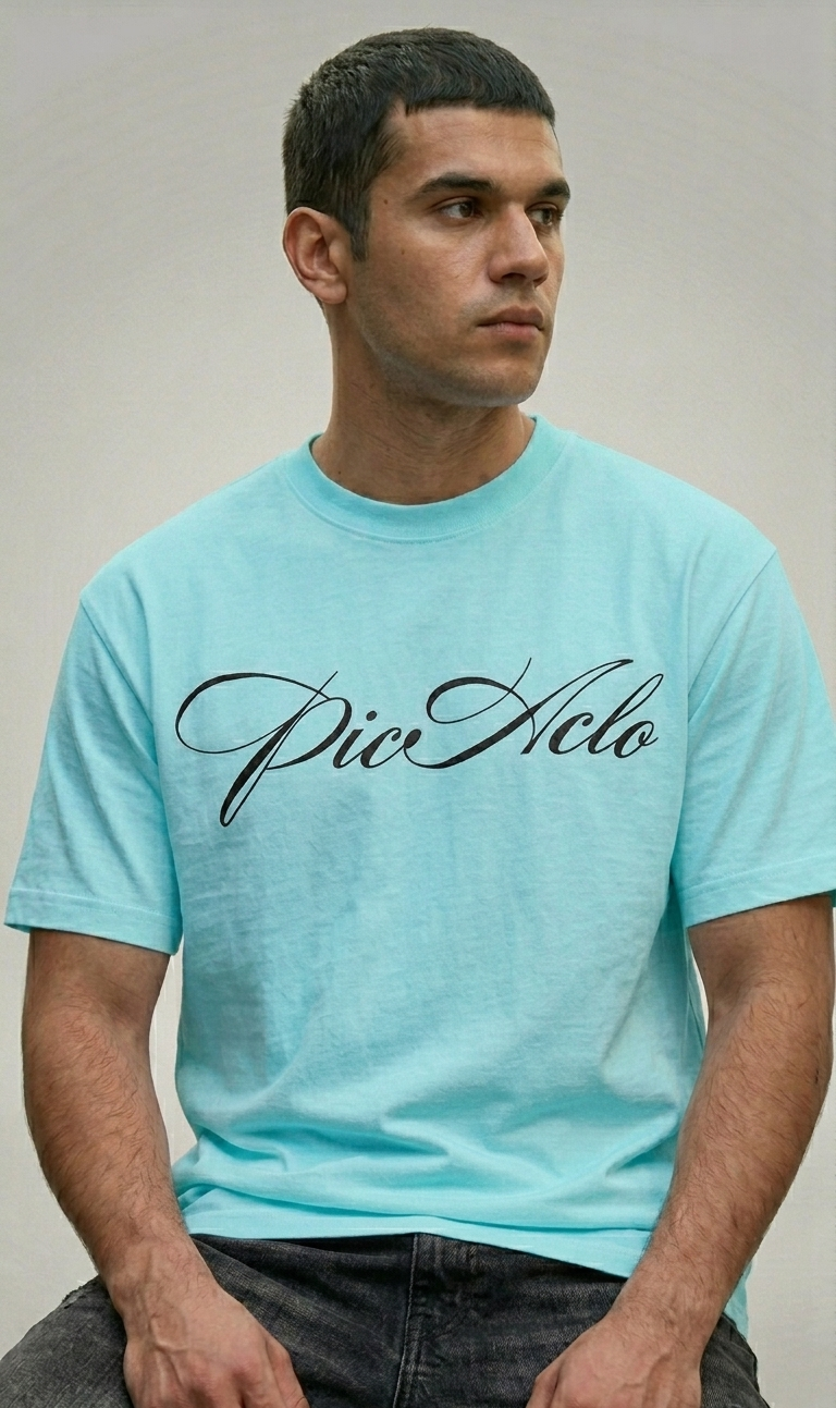 Sky Blue Subtle Tee