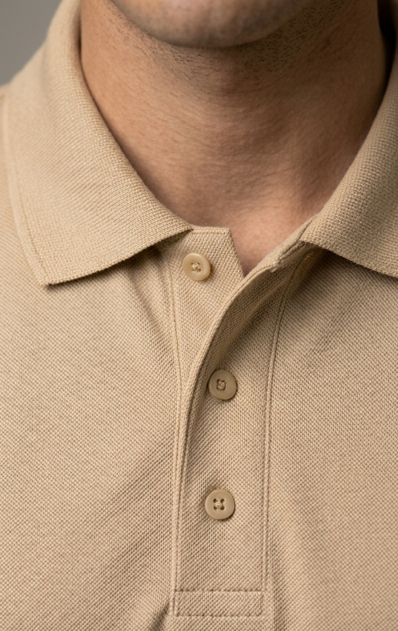 The Luxury and Sophisticated: "PicAclo" Signature Sleeve Script Classic Beige Color
